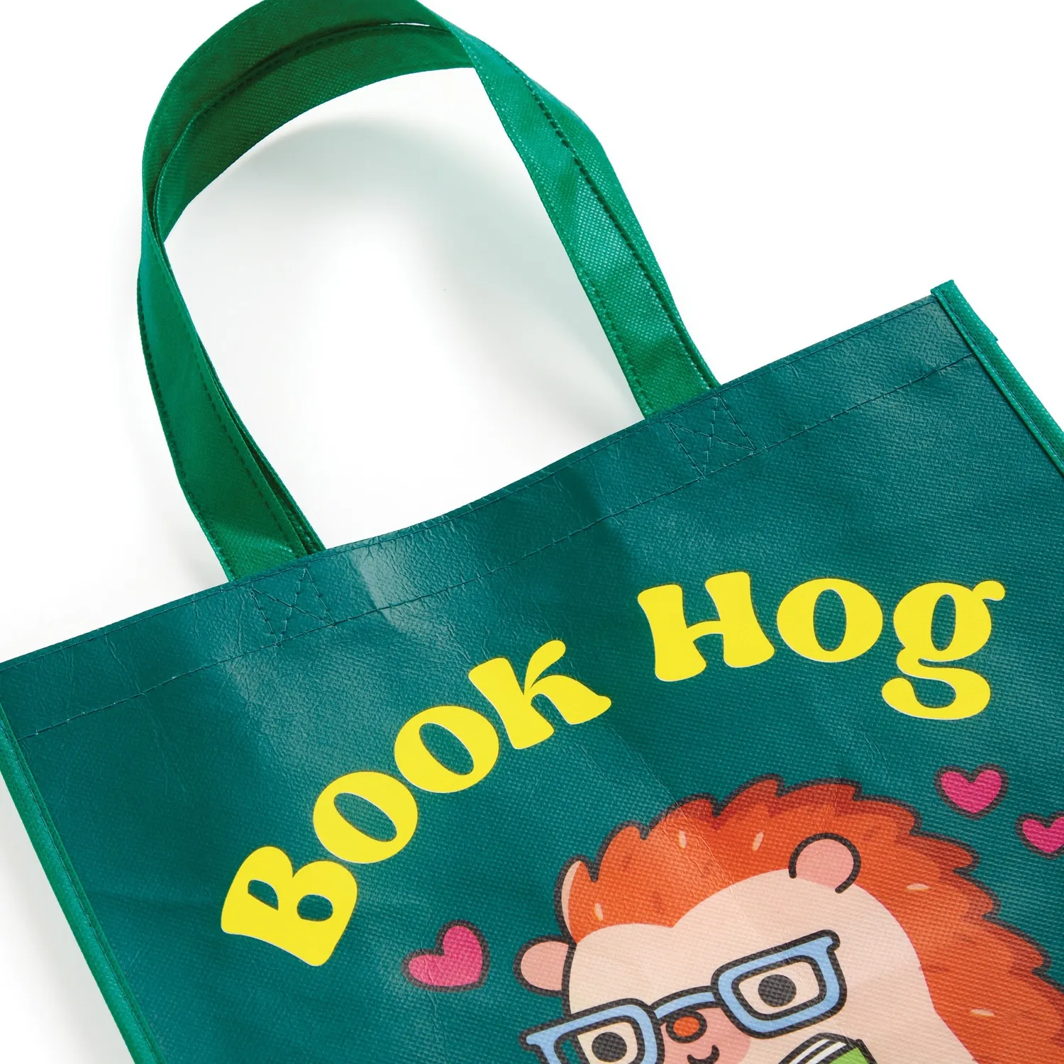 Mudpuppy Book Hog sacoșă reutilizabilă arici cărți