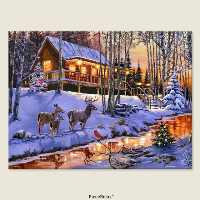 PieceRelax Winter in the Woods U1214 puzzle 1000 piese