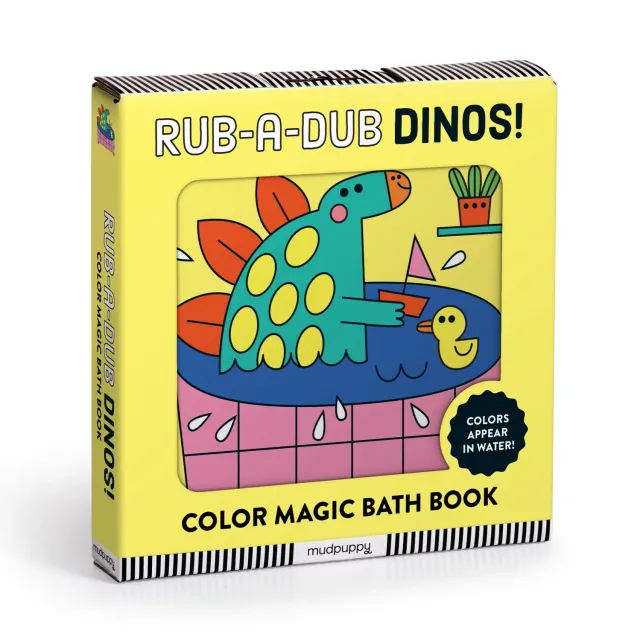 Mudpuppy Rub-a-Dub Dinos! carte de baie magica