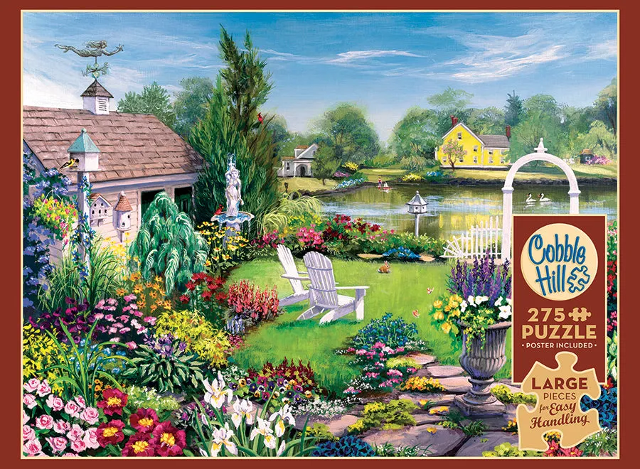 Cobble Hill By the Pond puzzle 275 piese mari gradina
