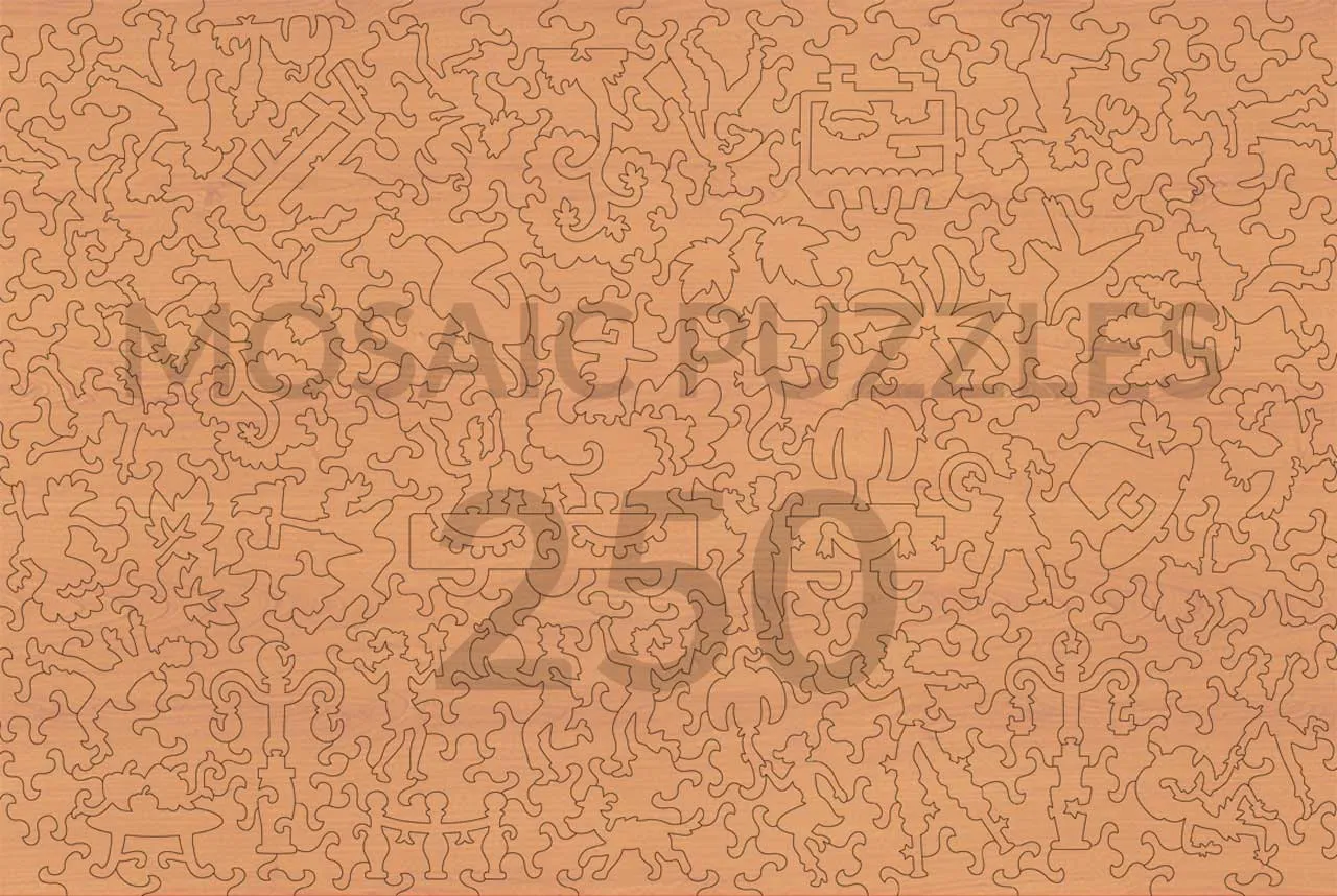 Mosaic Puzzles Golden Cornucopia puzzle din lemn 50 piese toamna