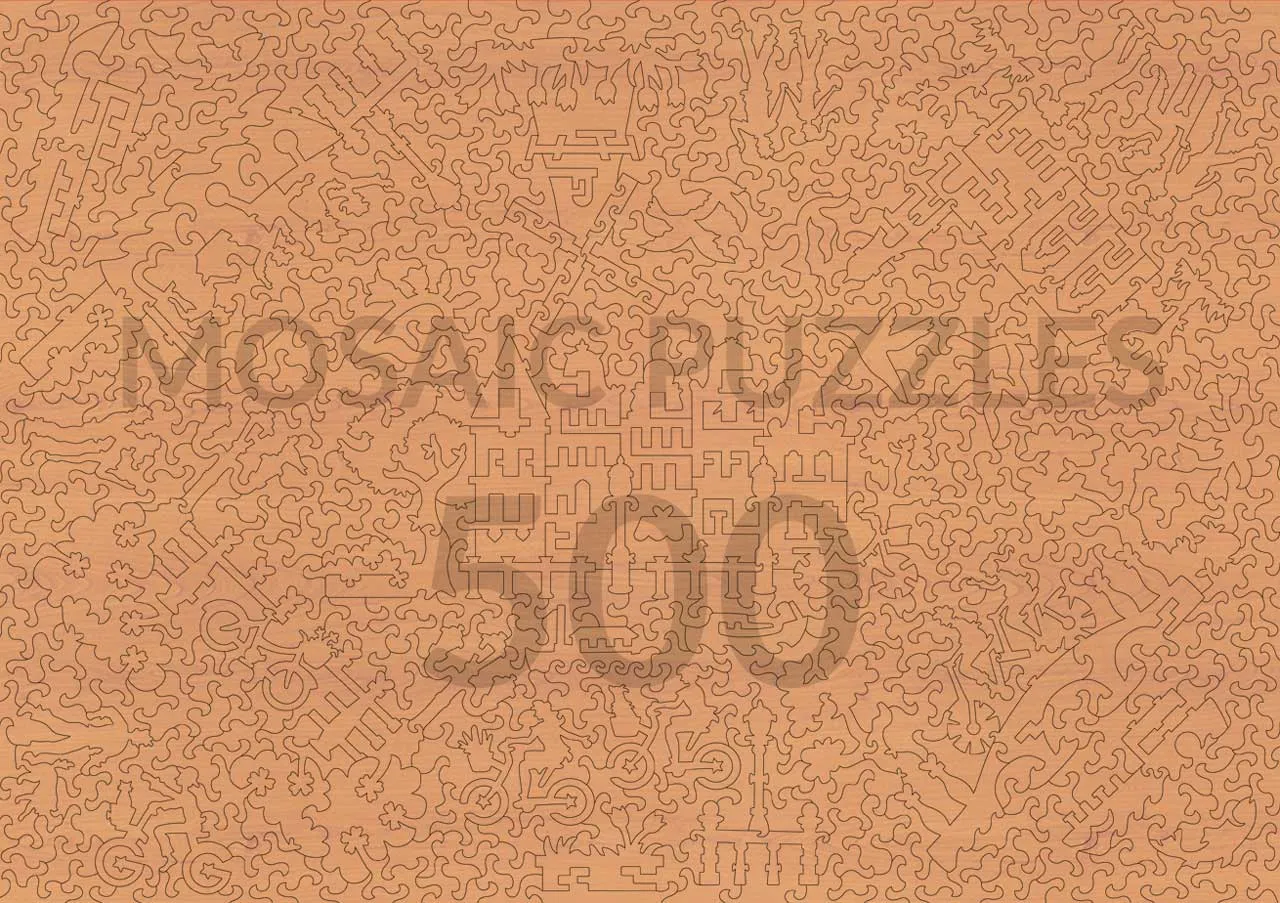 Mosaic Puzzles Cycling Around Amsterdam puzzle 100 piese canal