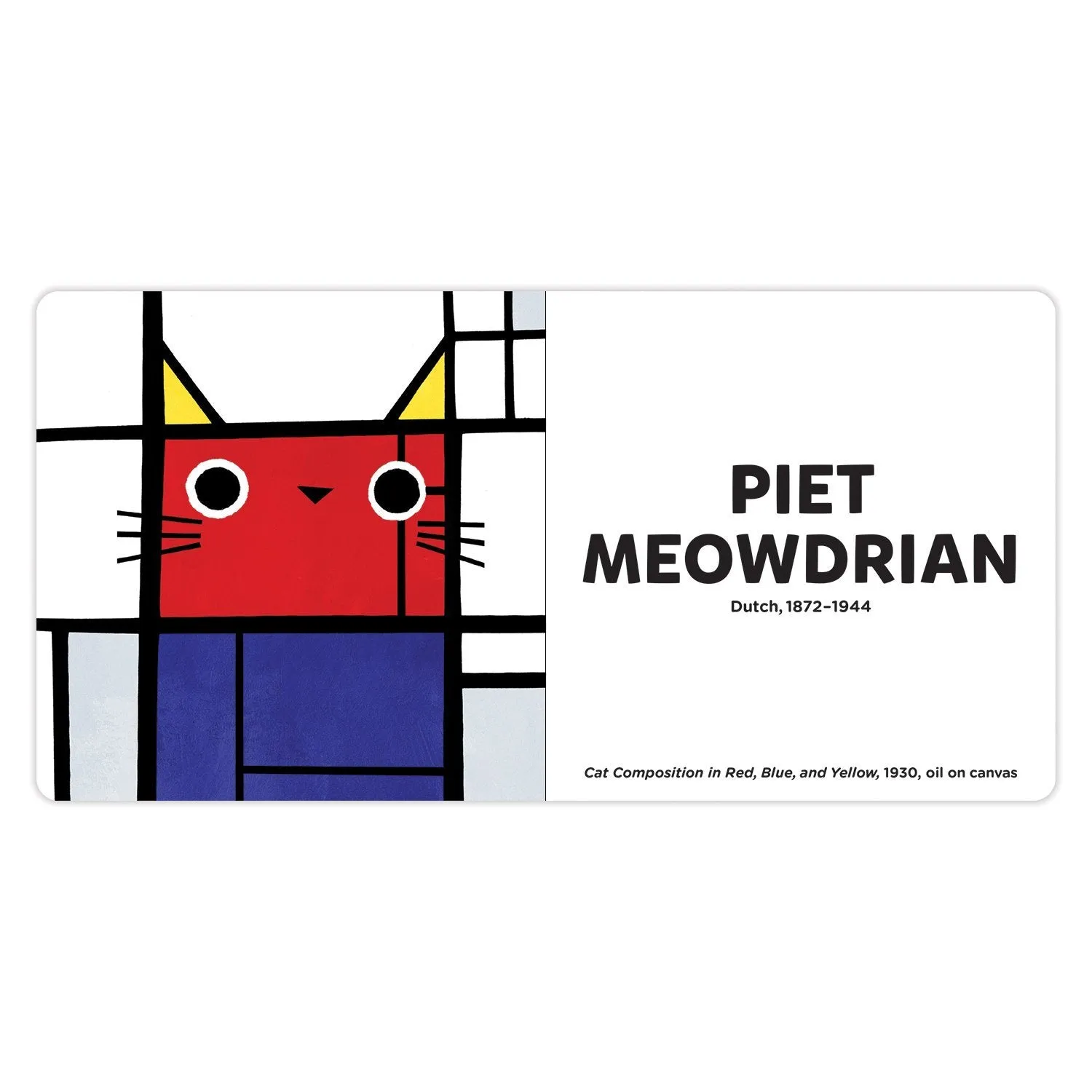 Mudpuppy Artsy Cats carte cartonata 30 pagini 18x18 cm