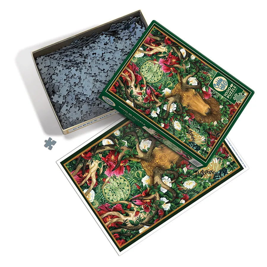 Cobble Hill Bloom of Life puzzle 1000 piese cerb flori