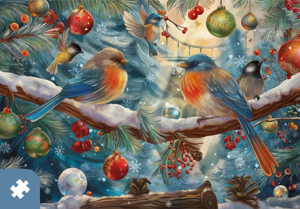 Mosaic Puzzles Traditions Songbirds puzzle 500 piese