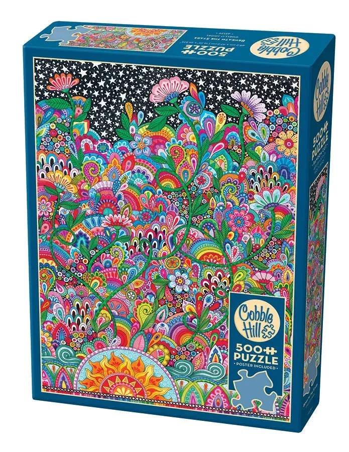 Cobble Hill Beneath the Stars puzzle 500 piese flori