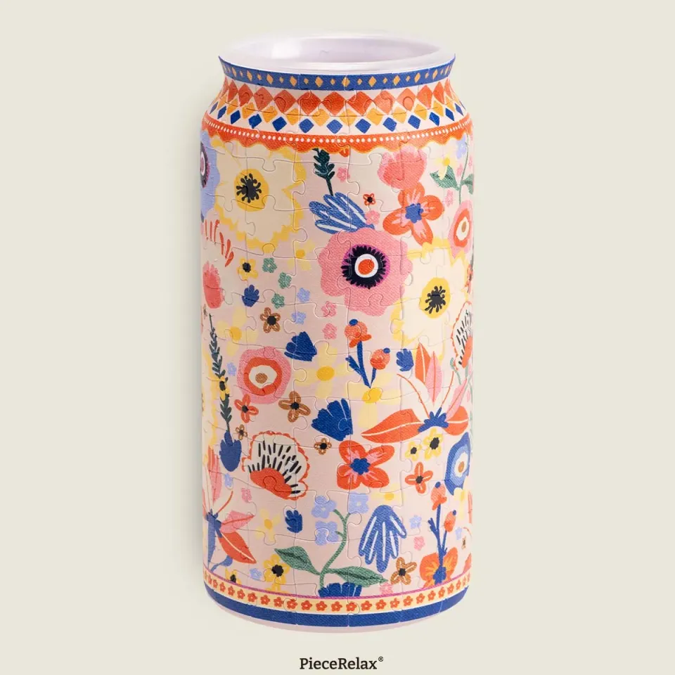 PieceRelax Woven Blooms BV1001 vază puzzle flori
