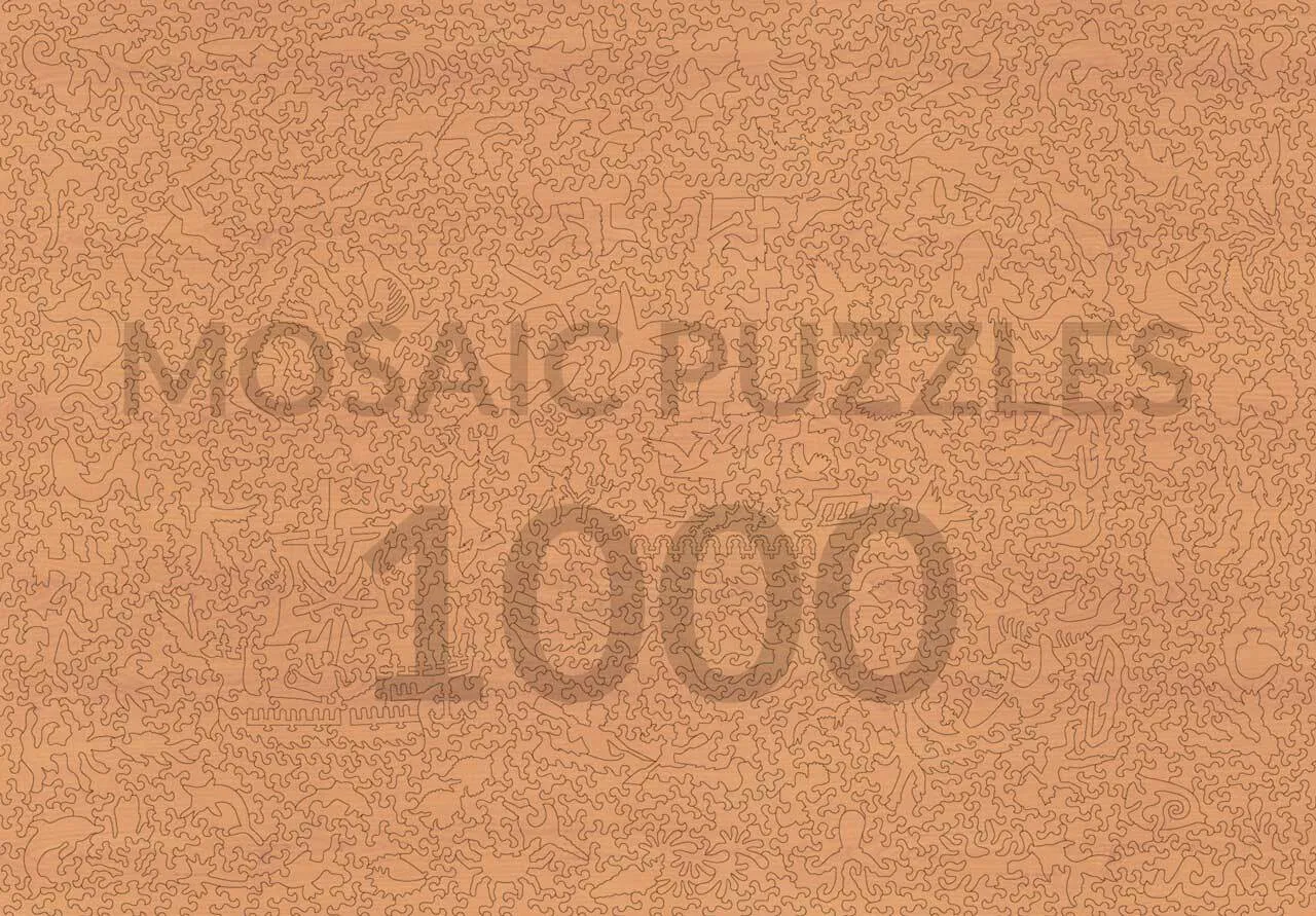 Mosaic Puzzles Life Among Corals puzzle lemn 500 piese recif