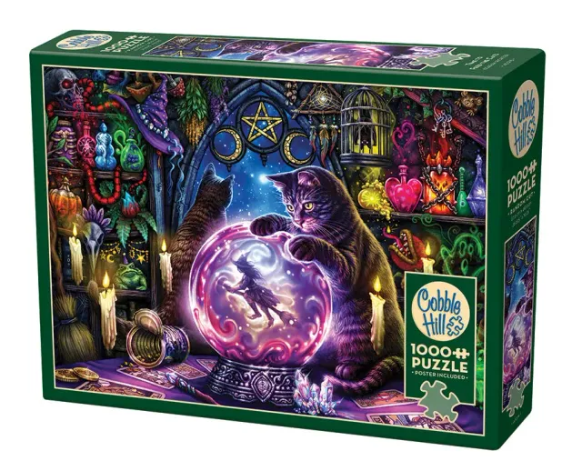 Cobble Hill Time to Feed the Cats puzzle 1000 piese magic