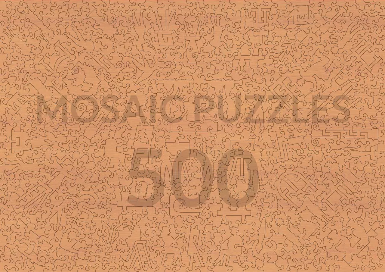 Mosaic Puzzles La Passerelle Sisley puzzle 1000 piese lemn