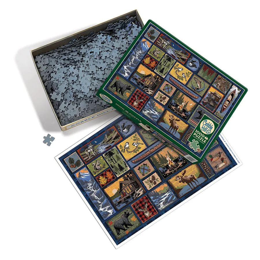 Cobble Hill Woodcraft puzzle 1000 piese natura