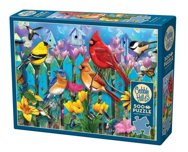 Cobble Hill On the Fence puzzle 500 piese pasari