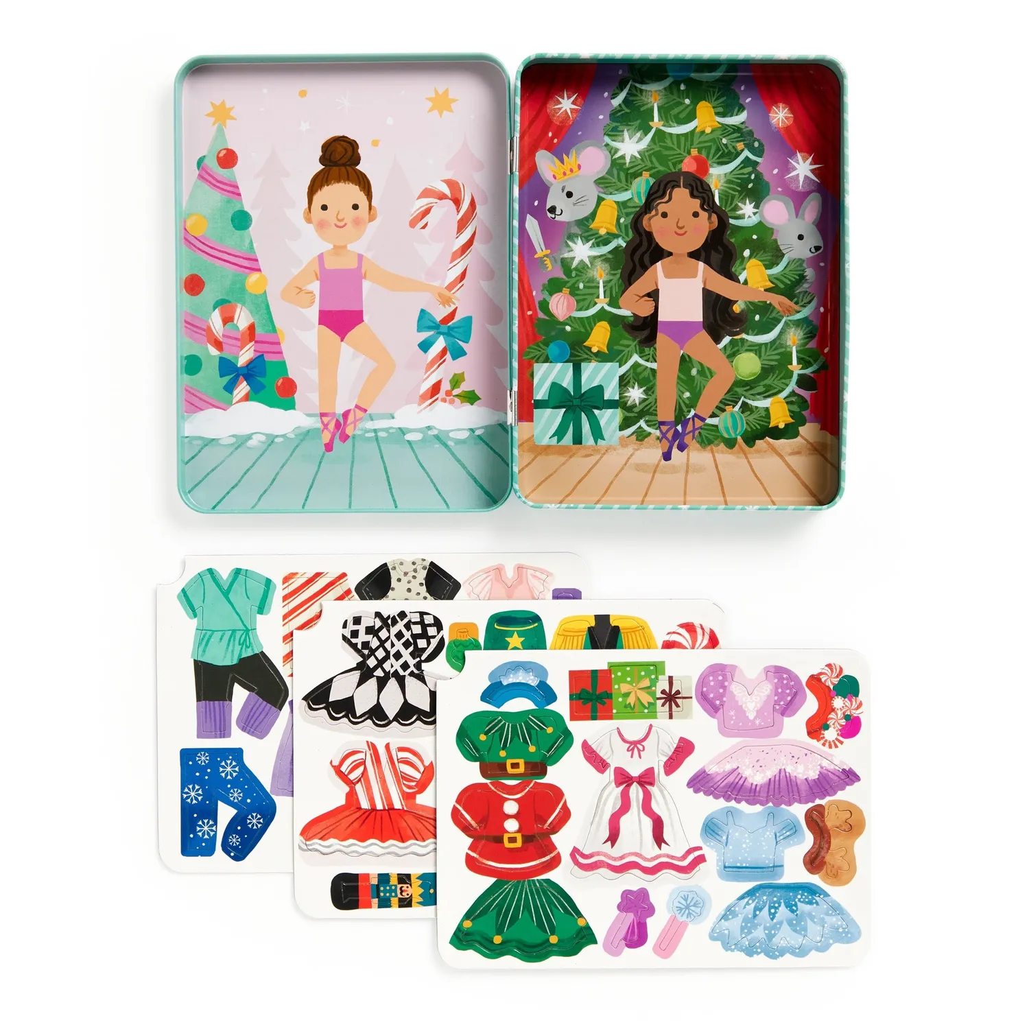Mudpuppy Enchanted Nutcracker set magnetic balerine