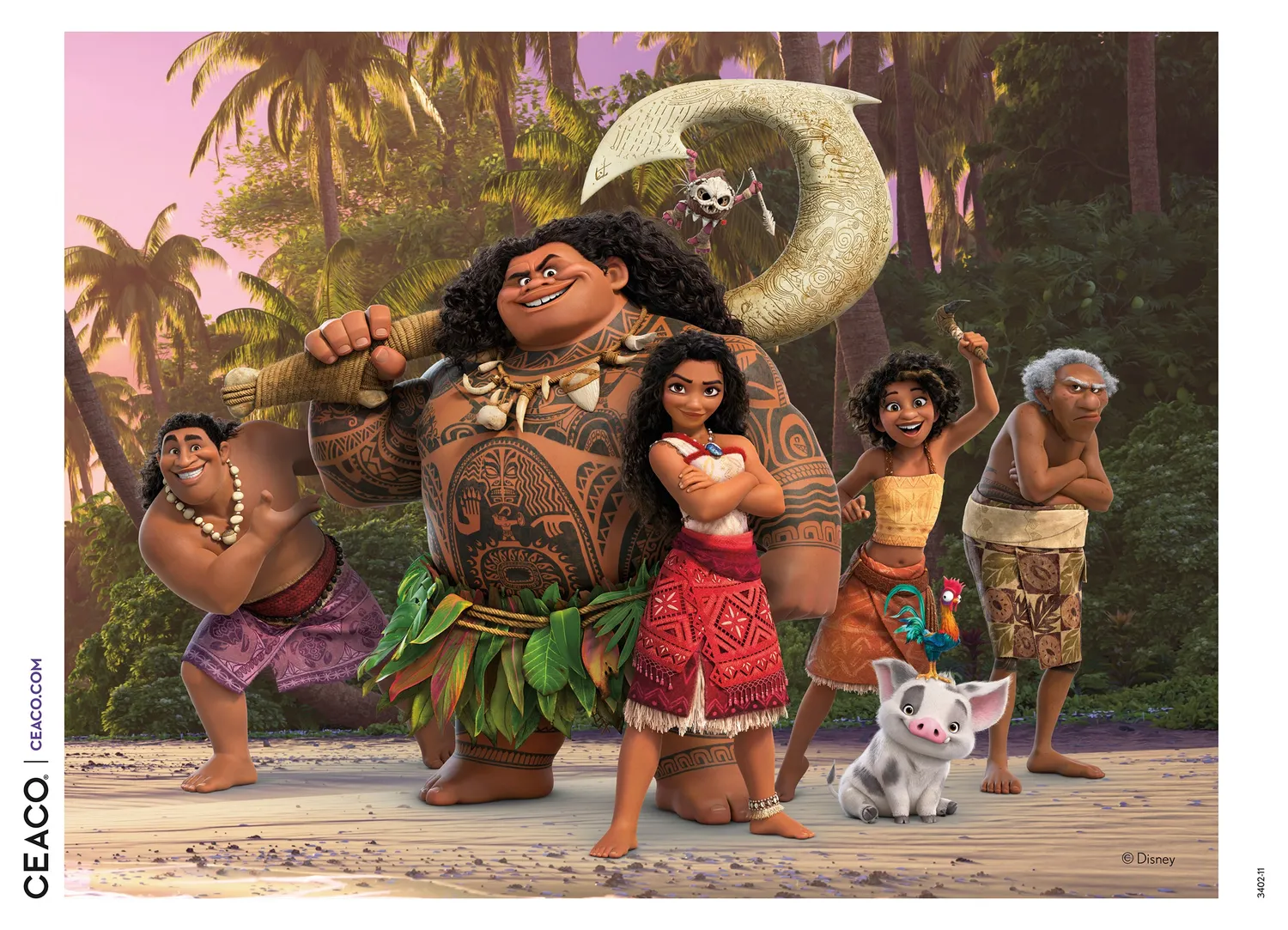 Ceaco Moana 2 Moana and Family puzzle 1500 piese 81x61cm