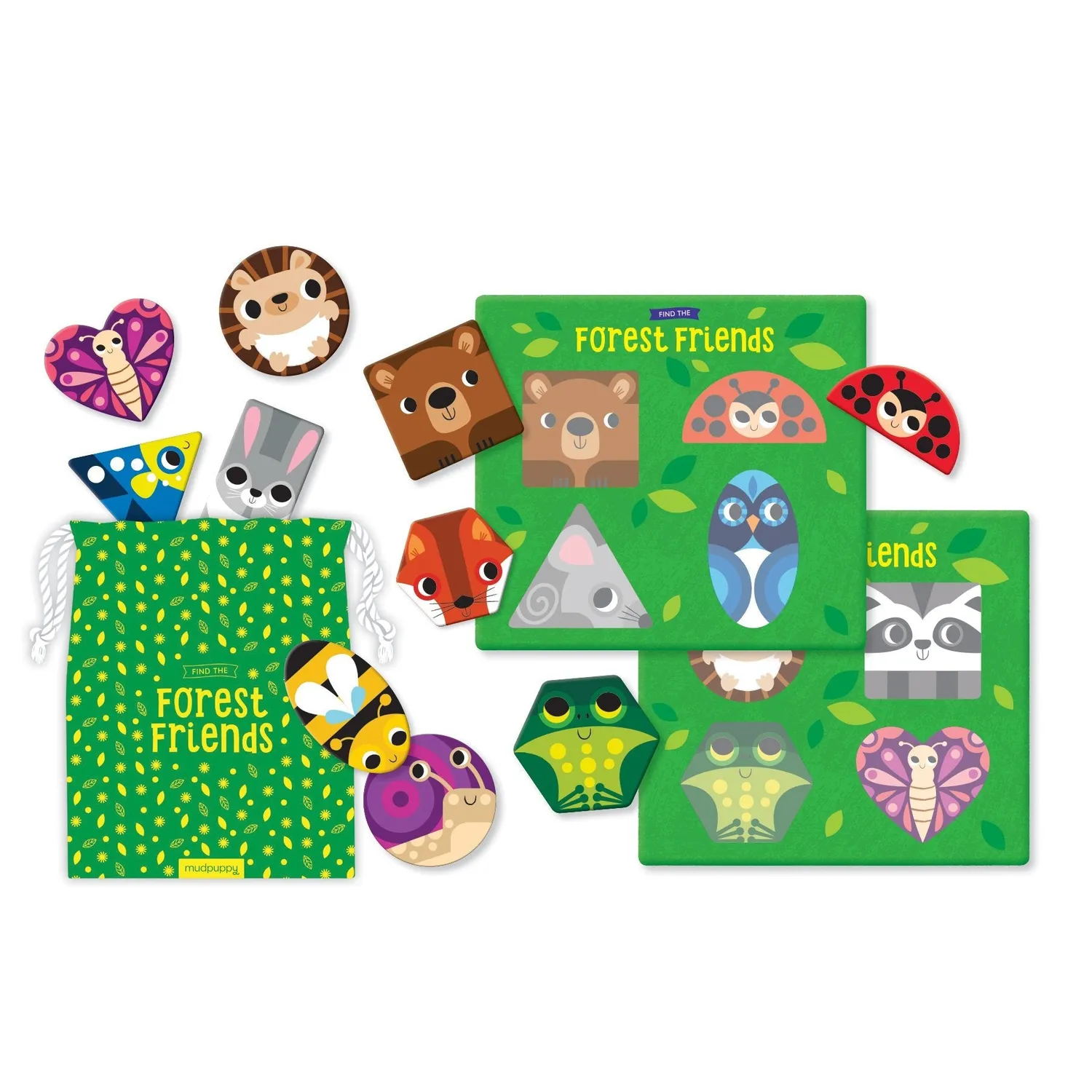 Mudpuppy Find the Forest Friends joc bingo 2-4 jucatori