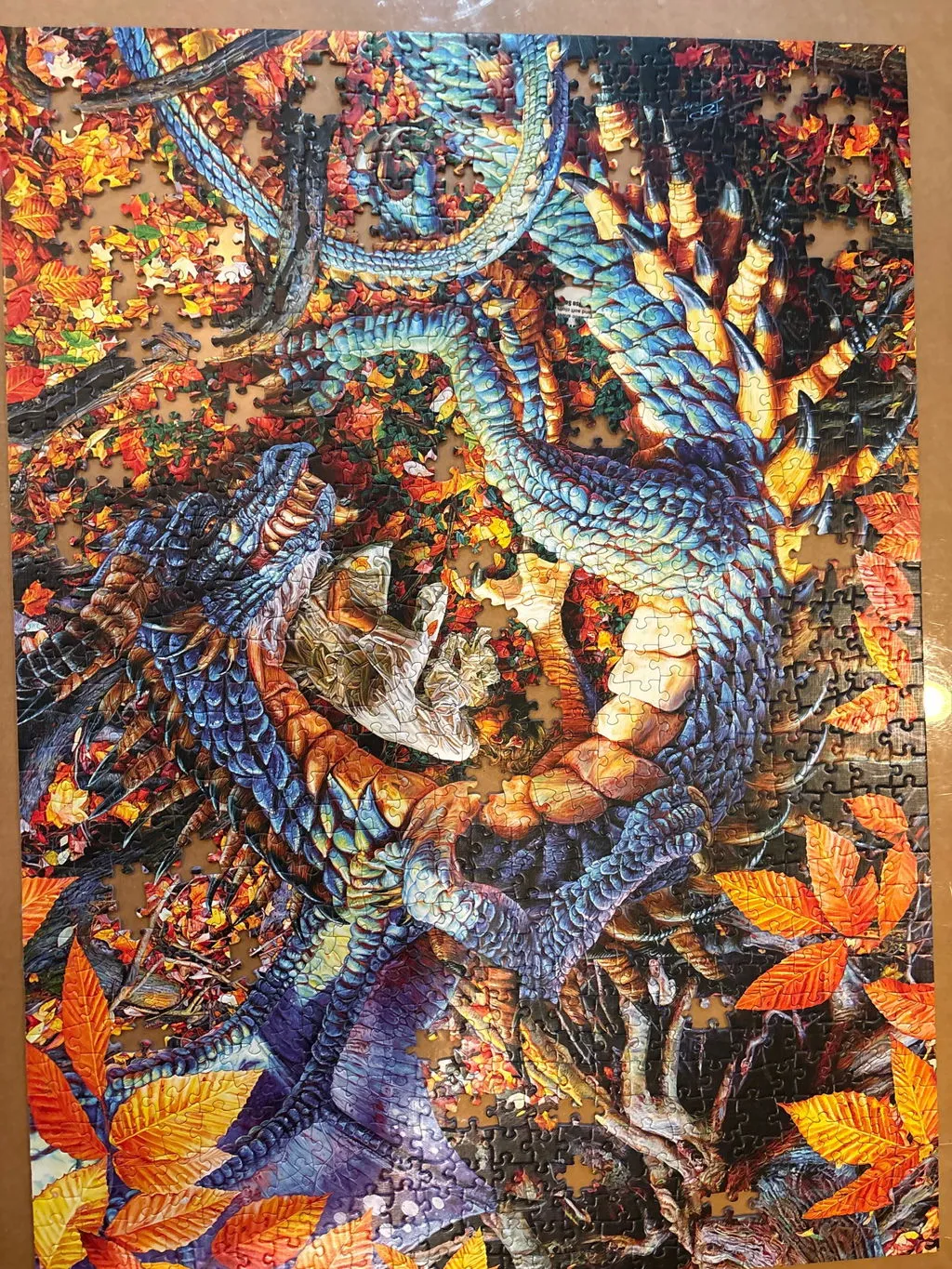 Cobble Hill Abby's Dragon puzzle 1000 piese dragon