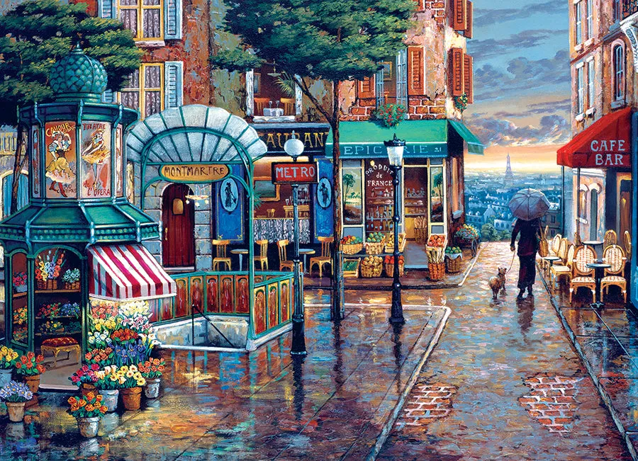 Cobble Hill Rainy Day Stroll puzzle 1000 piese Paris
