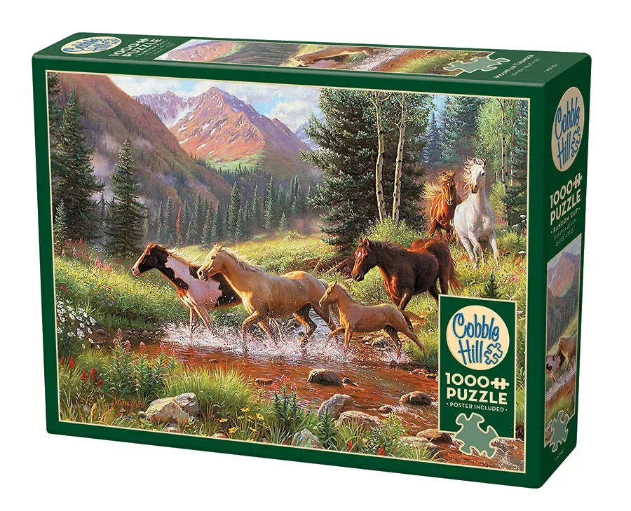 Cobble Hill Mountain Thunder 40168 puzzle 1000 piese cai