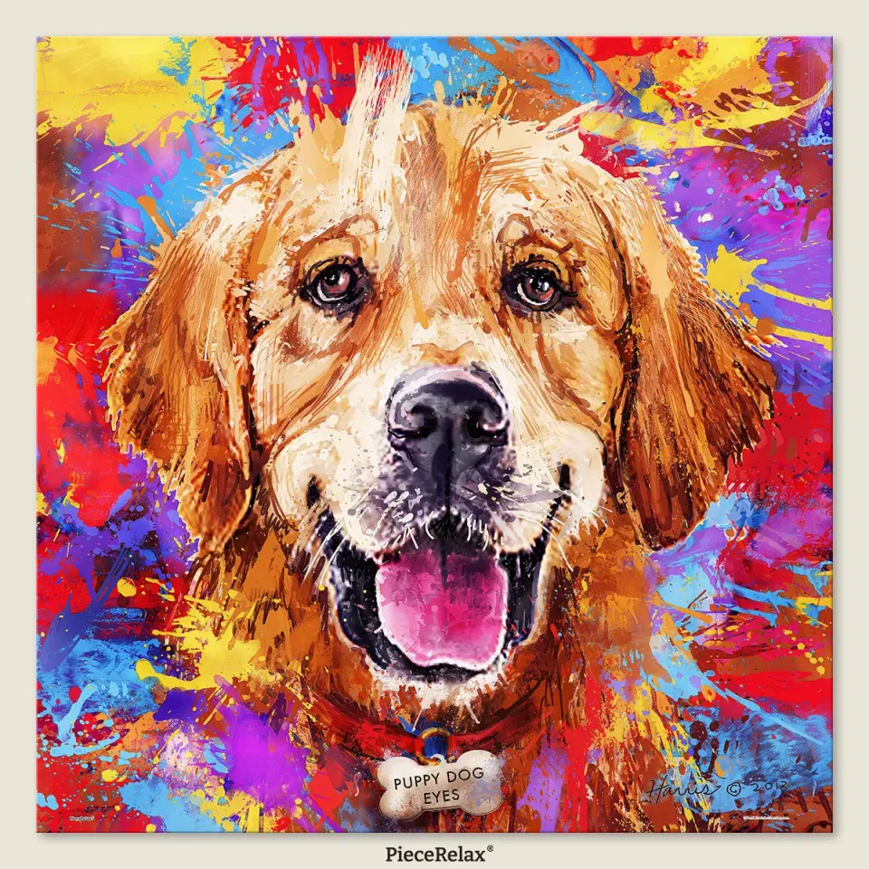 PieceRelax Golden Retriever U1100 puzzle 756 piese câine
