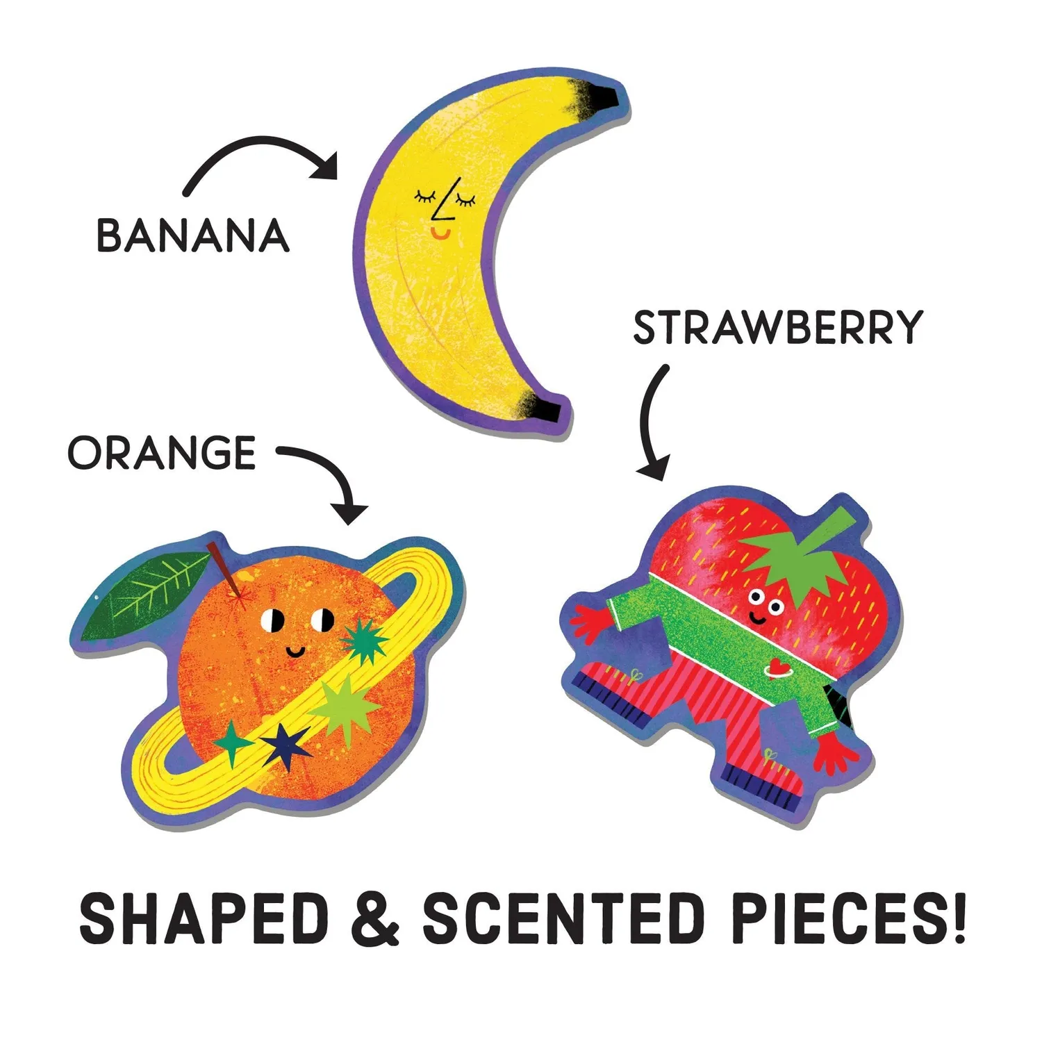 Mudpuppy Cosmic Fruits puzzle parfumat 60 piese