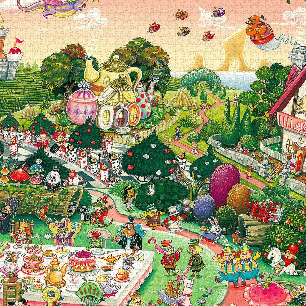 PieceRelax PieceClicks Alice in Wonderland U1197 puzzle 4032 piese