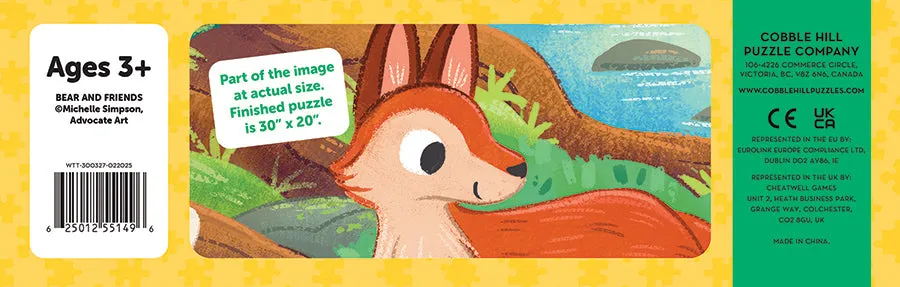 Cobble Hill Bear and Friends puzzle podea 35 piese animale