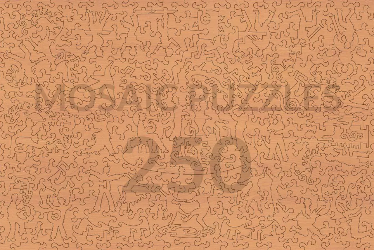 Mosaic Puzzles New Orleans Spirit puzzle lemn 500 piese jazz