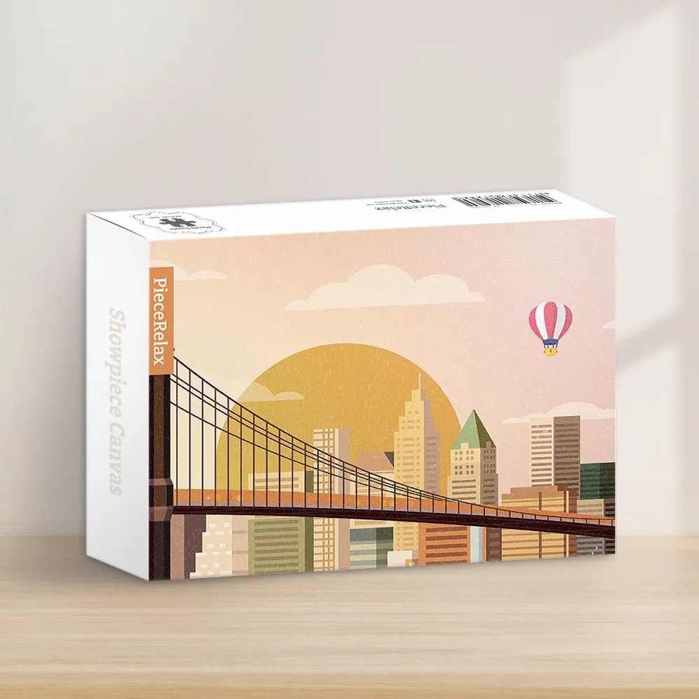 PieceRelax Sunset Brooklyn HN1304 puzzle canvas apus
