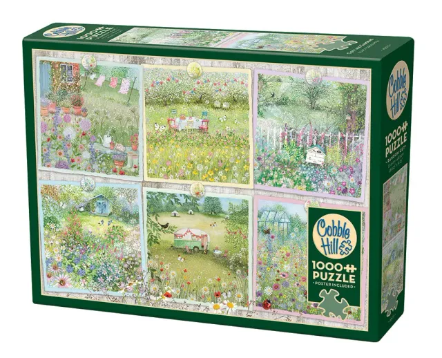 Cobble Hill Cottage Gardens puzzle 1000 piese grădini
