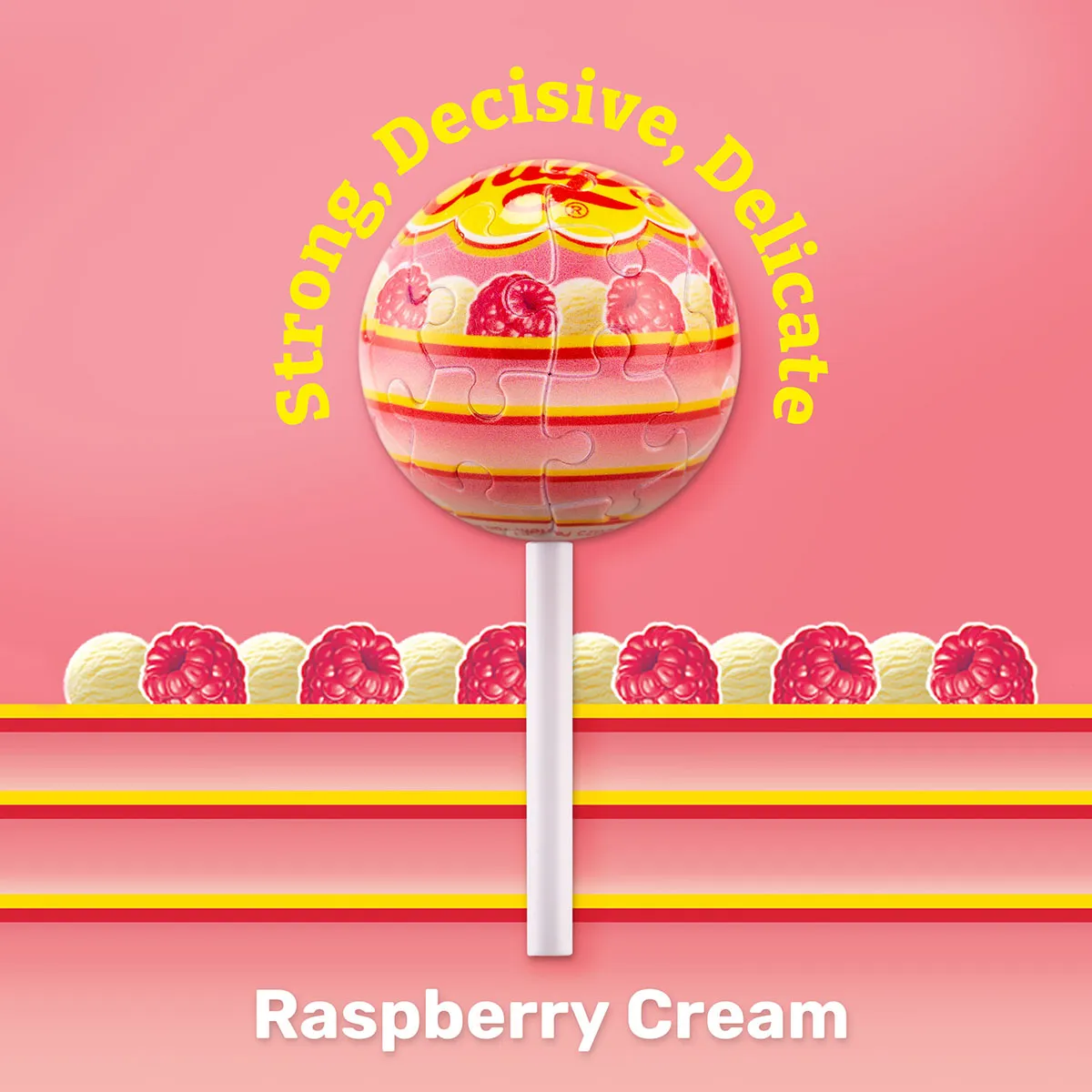 PieceRelax Chups Raspberry Cream A3898 breloc puzzle