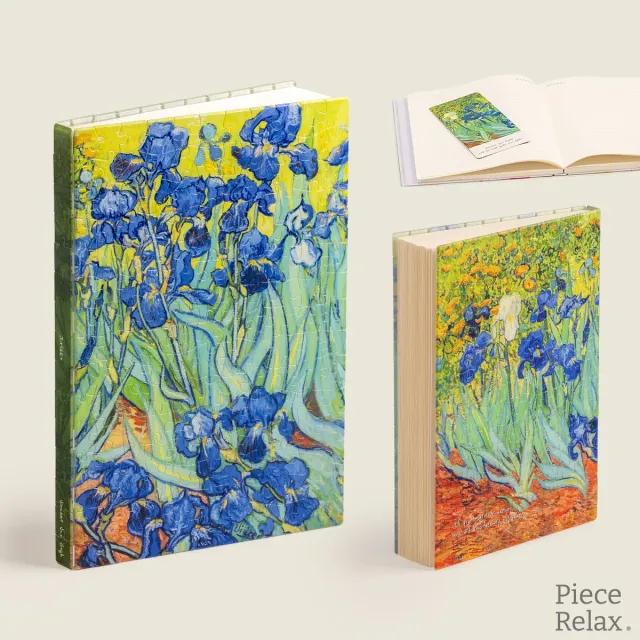 PieceRelax Puzzle Journal Irises YA1065 jurnal puzzle iriși A5
