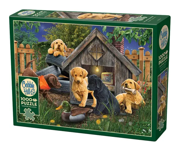 Cobble Hill In the Doghouse 40150 puzzle 1000 piese căței