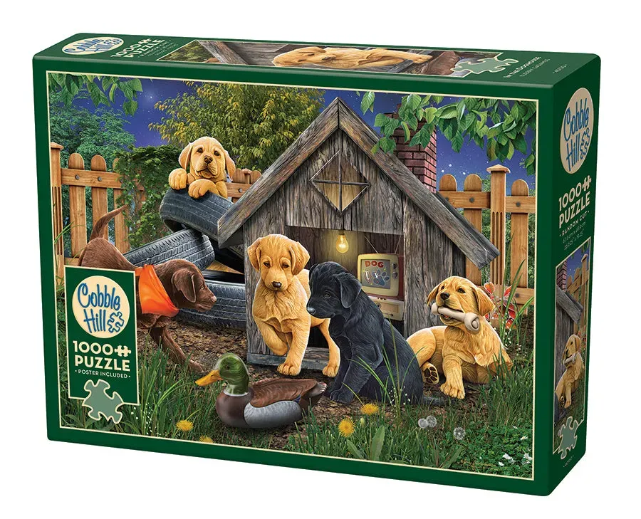 Cobble Hill In the Doghouse 40150 puzzle 1000 piese căței