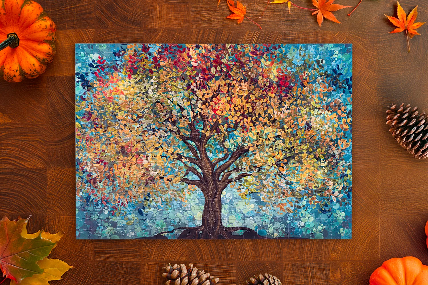 Mosaic Puzzles Traditions Autumn Tree puzzle 500 piese toamna