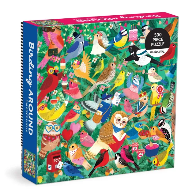 Mudpuppy Birding Around puzzle 500 piese pasari
