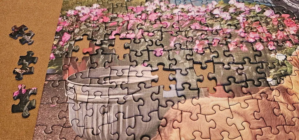 Cobble Hill Flower Truck puzzle 1000 piese flori