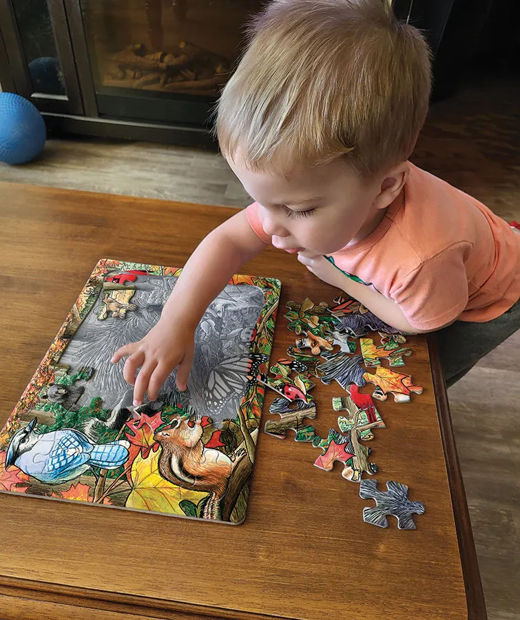 Cobble Hill Eastern Woodlands puzzle tava 35 piese copii