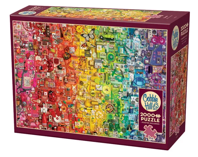 Cobble Hill Rainbow puzzle 2000 piese multicolor