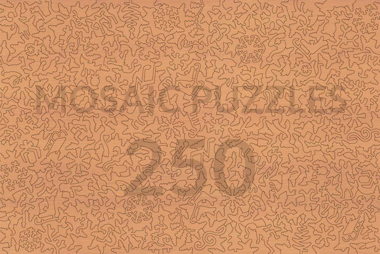 Mosaic Puzzles Gift of Love puzzle lemn 500 piese craciun