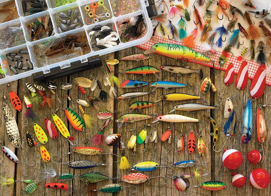 Cobble Hill Fishing Lures puzzle 1000 piese pescuit
