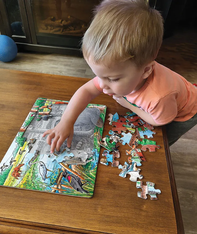 Cobble Hill The Beaver Pond puzzle tava 35 piese copii