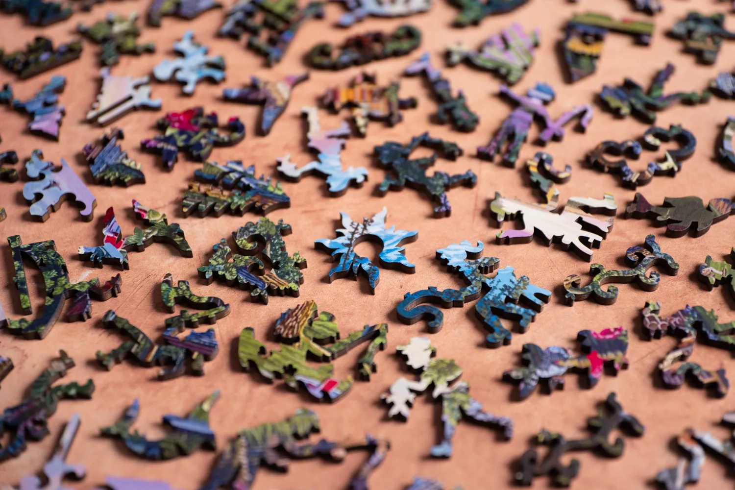Mosaic Puzzles Weekend Fishing Trip puzzle lemn 100 piese colorat