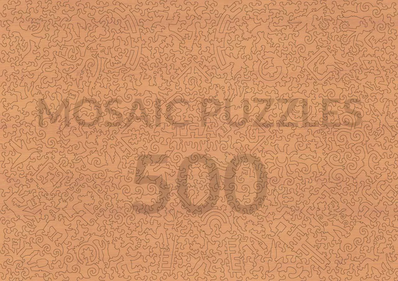 Mosaic Puzzles Creatia lui Adam puzzle lemn 500 piese