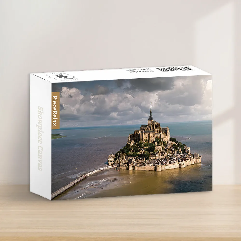 PieceRelax HN1313 puzzle canvas Mont Saint Michel