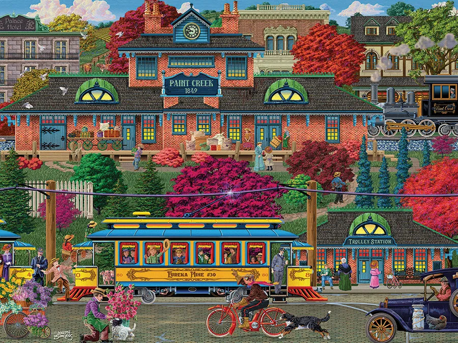 Cobble Hill Trolley Station puzzle 275 piese mari