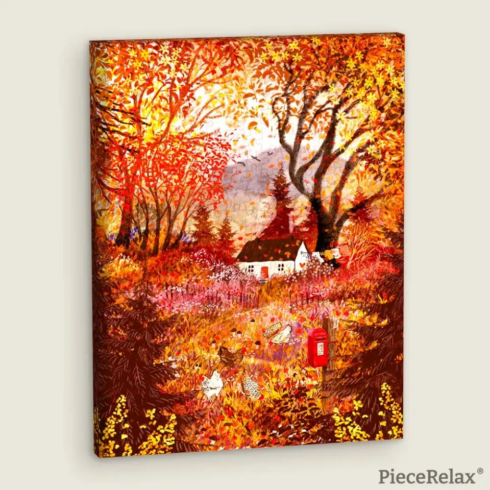 PieceRelax Puzzle Canvas Autumn Letters HN1497 puzzle toamna