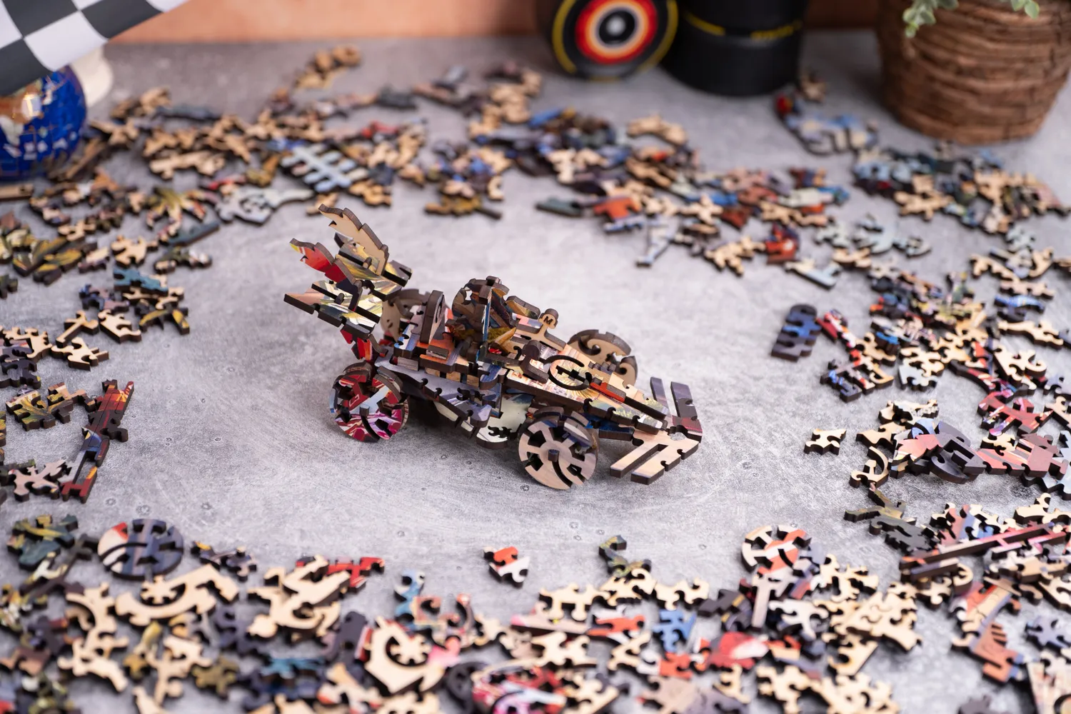 Mosaic Puzzles Riviera Circuit puzzle 3D lemn 500 piese F1