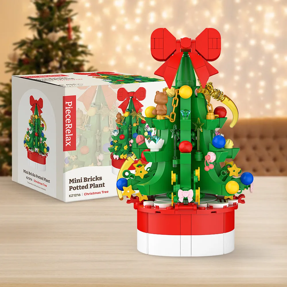 PieceRelax Mini Bricks Christmas Tree KZ1216 set brad 3D mic