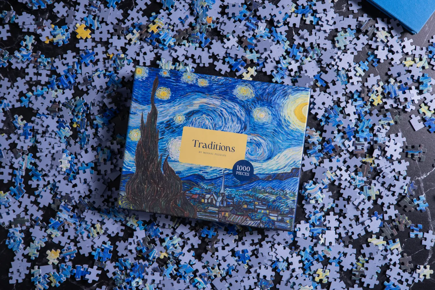 Traditions Starry Night Van Gogh puzzle carton 1000 piese