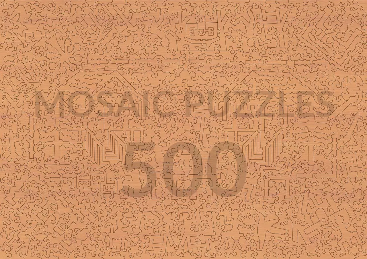 Mosaic Puzzles Field with Poppies Van Gogh puzzle lemn 1000 piese